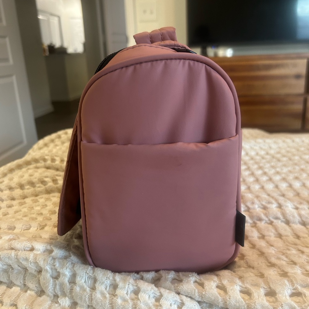 Calpak Luka Hanging Toiletry Bag in Peony Pink - Picture 4 of 5